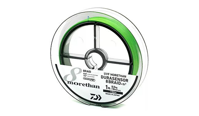 Шнур Daiwa UVF Morethan Dura Sensor X8+SI2 150 м #0,6 0,128 мм 4,9 кг - фото 1