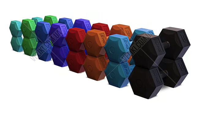 Гантелі Hop-Sport HS-C040DS 2х4 кг - дополнительное фото 2