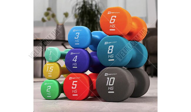 Гантели Hop-Sport HS-V020DR 2x2 кг - дополнительное фото 5