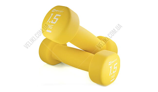 Гантелі Hop-Sport HS-V015DR 2x1,5 кг - дополнительное фото 1