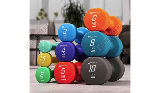 Гантелі Hop-Sport HS-V015DR 2x1,5 кг - дополнительное фото 5