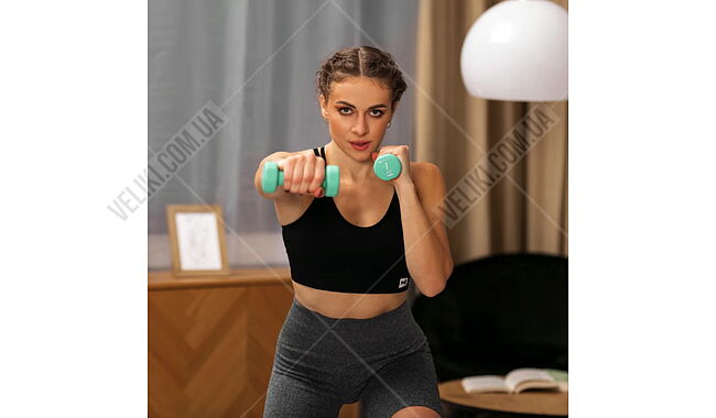 Гантелі Hop-Sport HS-V010DR 2x1 кг - дополнительное фото 2