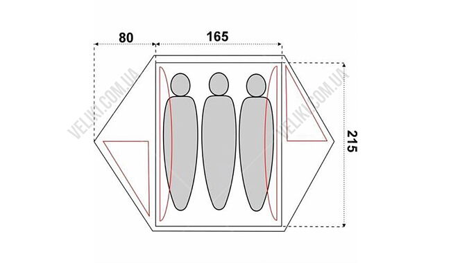 Палатка Fjord Nansen Sierra III Comfort - дополнительное фото 5