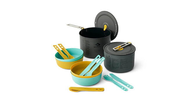 Набір посуду Sea To Summit Frontier UL Two Pot Cook Set 14 Piece - фото 1