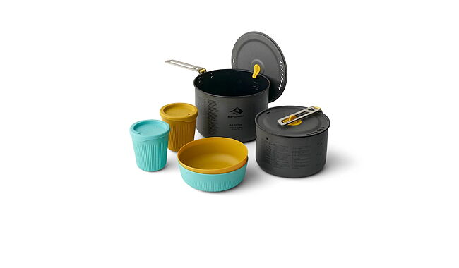 Набір посуду Sea To Summit Frontier UL Two Pot Cook Set 6 Piece - фото 1
