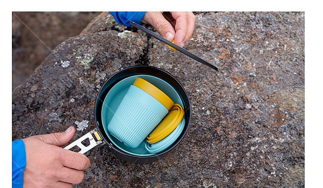 Набір посуду Sea To Summit Frontier UL One Pot Cook Set 5 Piece - дополнительное фото 3