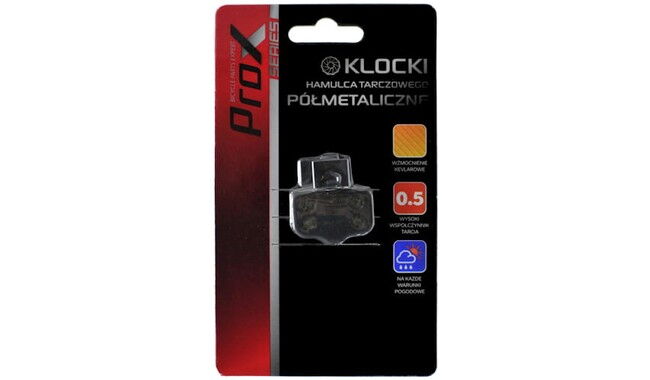 Тормозные колодки ProX BP-44+SP-44 Semi-Metal - дополнительное фото 1