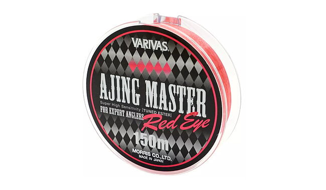 Волосся Varivas Ajing Master Ester Red Eye 150 м 0,074 мм 0,523 кг - фото 1