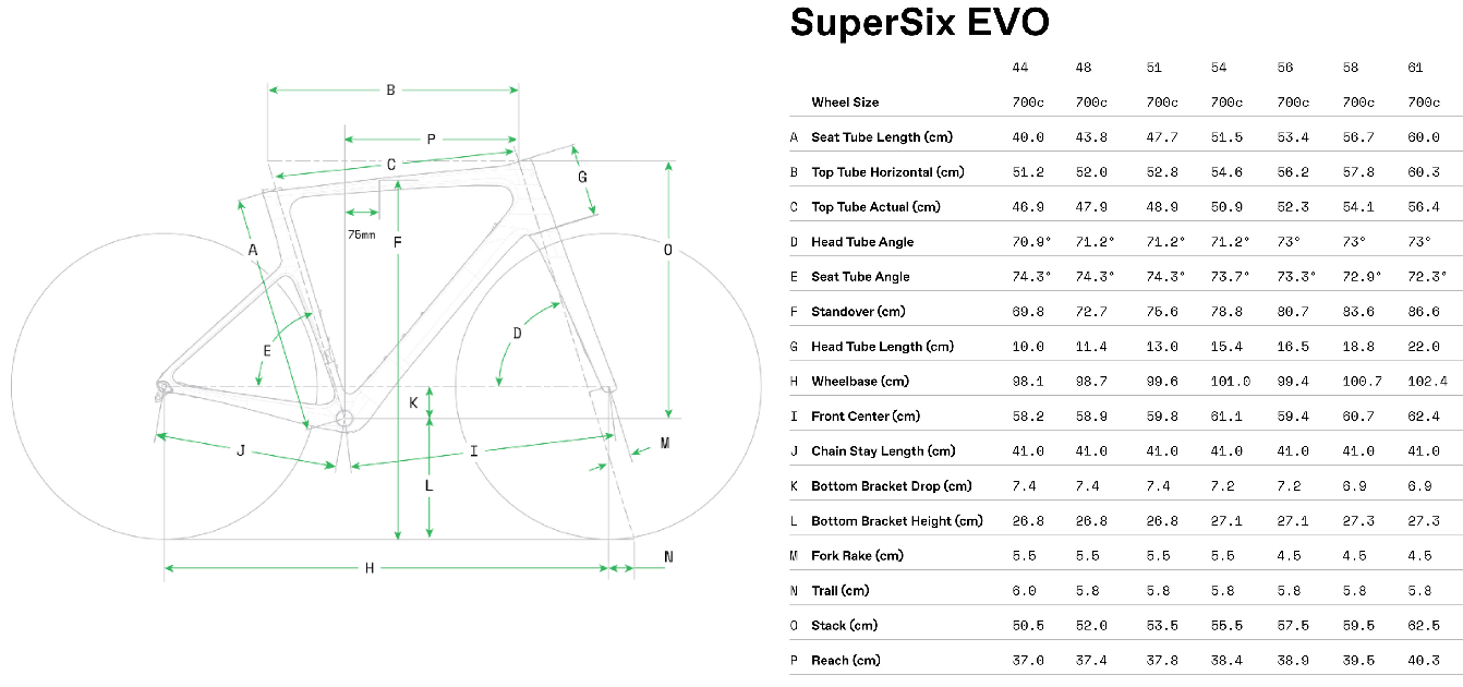 Велосипед Cannondale SuperSix EVO 4 - фото из описания 1