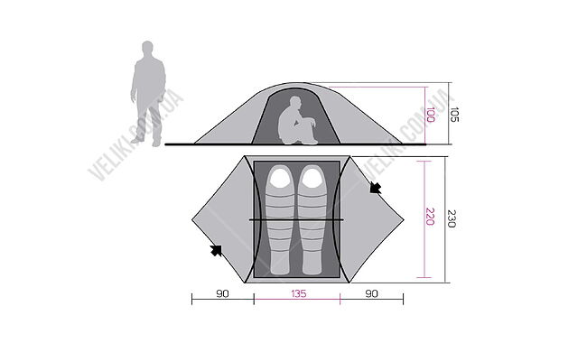 Намет Hannah Eagle 2 - дополнительное фото 1