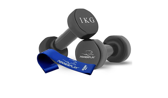Гантелі PowerPlay 4121 2x1 кг - фото 1