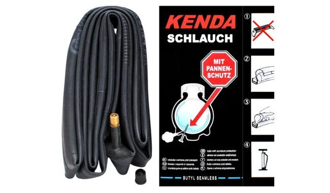 Камера 26" Kenda Puncture Protection 26x1.75-2.125" Schrader 32 мм - фото 1