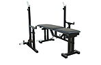 Лава для жиму RN-Sport 090 + Стійка UM 0150 + Штанга RN-Sport Quatro 105 кг - дополнительное фото 1