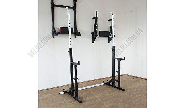 Лава для жиму RN-Sport 090 + Стійка UM 0150 + Штанга RN-Sport Quatro 105 кг - дополнительное фото 2