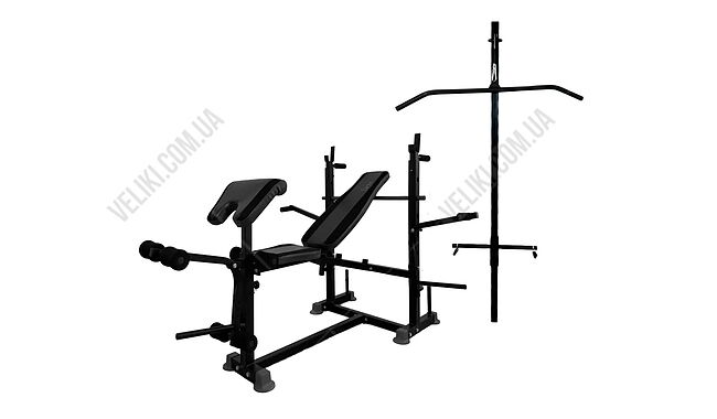 Скамья для жима WCG 0090 + Набор HARD штанга 80 КГ - дополнительное фото 1