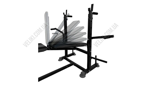 Скамья для жима WCG 0090 + Набор HARD штанга 80 КГ - дополнительное фото 9