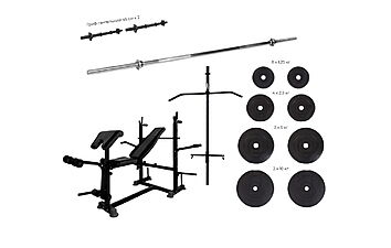 Скамья для жима WCG 0090 + Набор HARD штанга 60 КГ