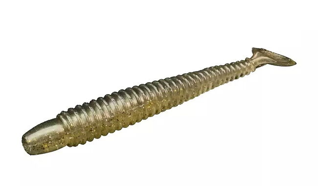 Виброхвост Lunker City Swimming Ribster 4" 8 шт - фото 2