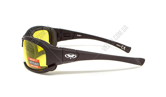 Окуляри Global Vision Assault Yellow - дополнительное фото 3