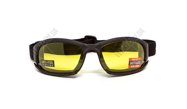 Окуляри Global Vision Assault Yellow - дополнительное фото 5