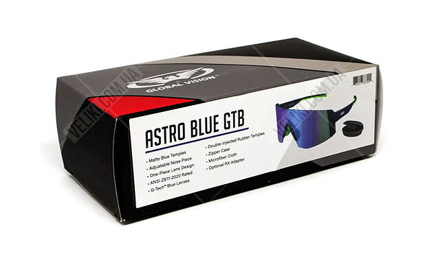 Окуляри Global Vision Astro G-Tech Blue - дополнительное фото 8