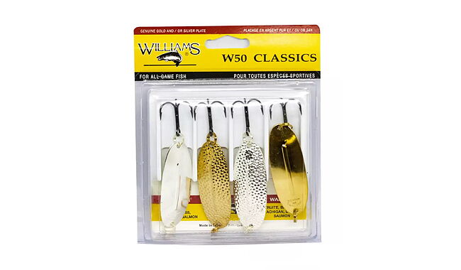 Набор блесен Williams Classic 4-Pack W50 Kit - фото 1