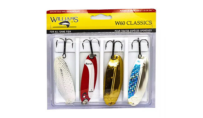 Набор блесен Williams Classic 4-Pack W60 Kit - фото 1