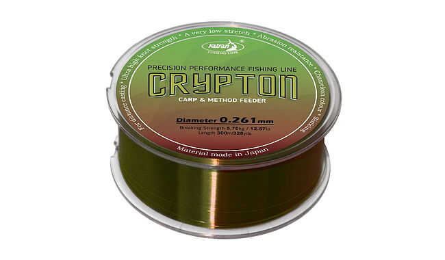Лісочка Katran Crypton Carp & Method Feeder 300 м 0,261 мм 5,7 кг - фото 1