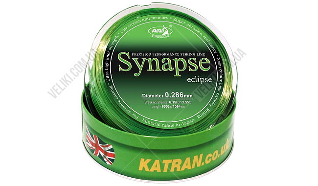 Лісочка Katran Synapse Eclipse 1000 м 0,255 мм - дополнительное фото 1