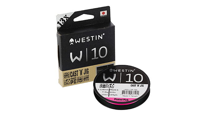 Шнур Westin W10 Cast 'N' Jig 13 Braid 110 м #0,6 0,128 мм 7,4 кг - фото 1
