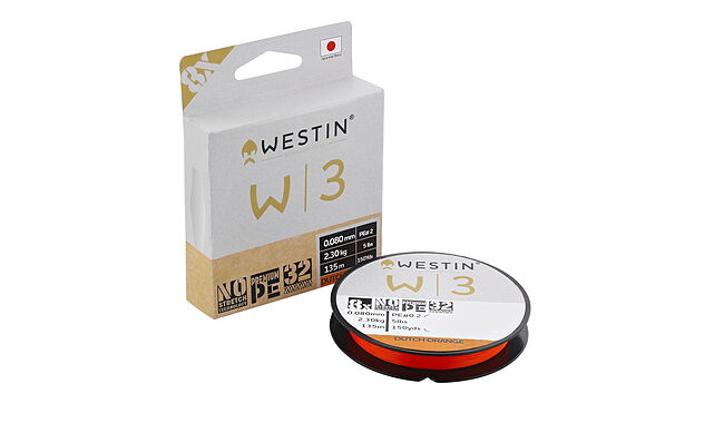 Шнур Westin W3 8 Braid 135 м #3 0,285 мм 19,4 кг - фото 1