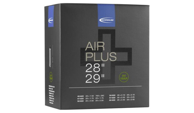 Камера 28-29" Schwalbe Air Plus 40/62-622 Schrader 40 мм - фото 1
