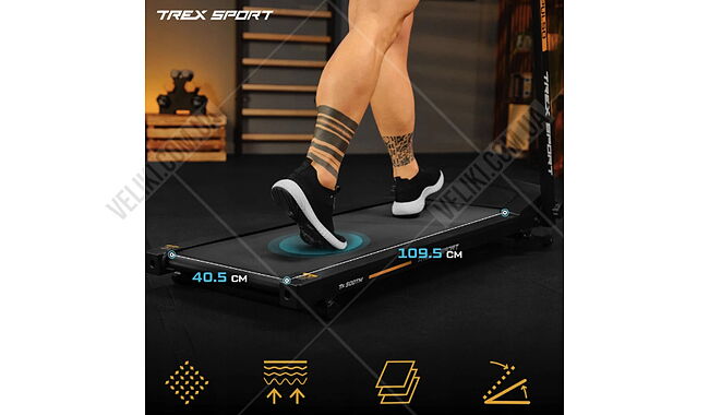 Беговая дорожка Trex Sport TX-500TM PULSO - дополнительное фото 2