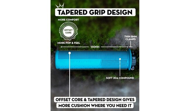 Грипсы Peaty's Monarch Mushroom Thin - дополнительное фото 6