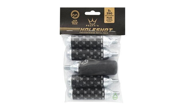 Баллончики CO2 Peaty's Holeshot MTB 25 г - дополнительное фото 1