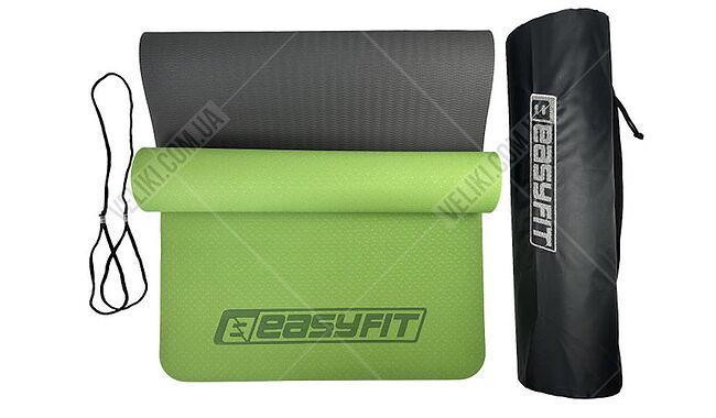 Килимок для фітнесу та йоги EasyFit EF-1924s 6 мм - дополнительное фото 22