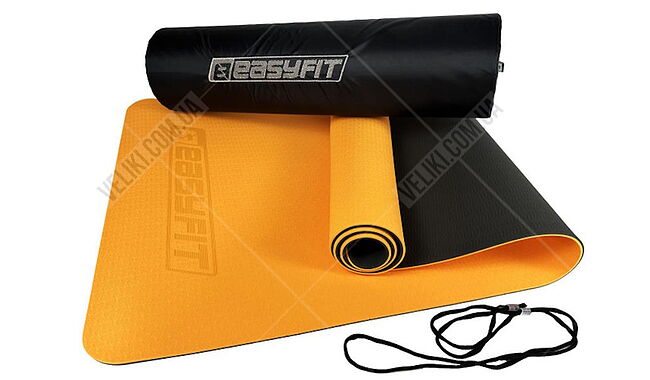 Килимок для фітнесу та йоги EasyFit EF-1924s 6 мм - дополнительное фото 19