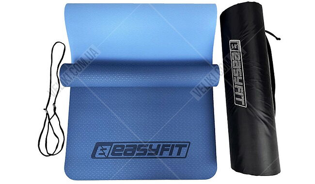 Килимок для фітнесу та йоги EasyFit EF-1924s 6 мм - дополнительное фото 16
