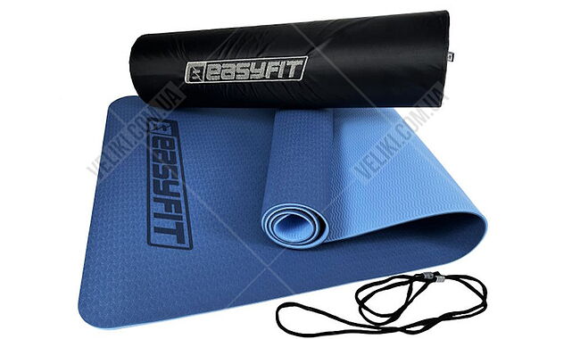 Килимок для фітнесу та йоги EasyFit EF-1924s 6 мм - дополнительное фото 17