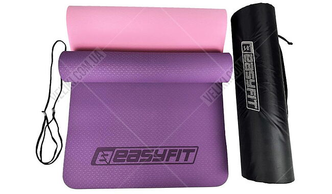 Килимок для фітнесу та йоги EasyFit EF-1924s 6 мм - дополнительное фото 10