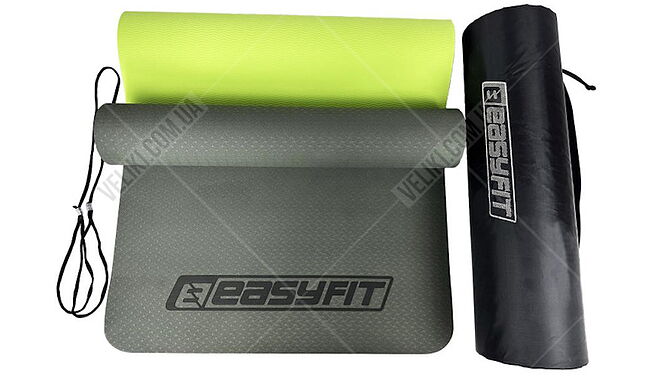 Килимок для фітнесу та йоги EasyFit EF-1924s 6 мм - дополнительное фото 7
