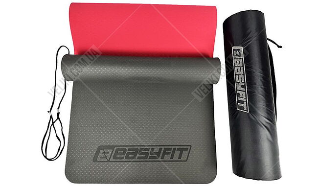 Килимок для фітнесу та йоги EasyFit EF-1924s 6 мм - дополнительное фото 4