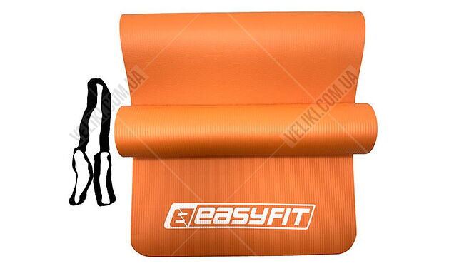 Коврик для фитнеса и йоги EasyFit EF-1919 10 мм - дополнительное фото 3