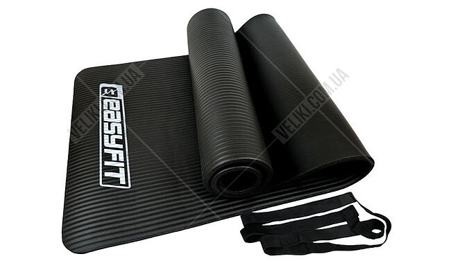 Коврик для фитнеса и йоги EasyFit EF-1919 10 мм - дополнительное фото 1