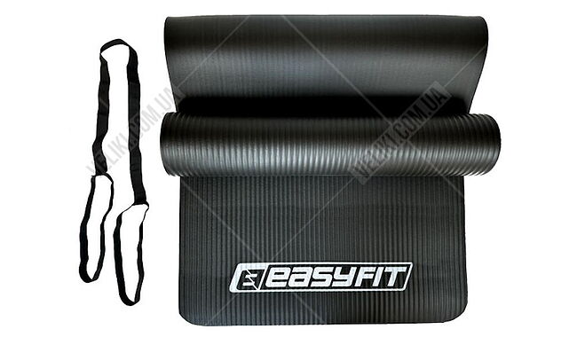 Коврик для фитнеса и йоги EasyFit EF-1919 10 мм - дополнительное фото 2