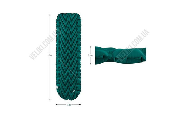 Килимок надувний Nils Camp NC4005 - дополнительное фото 1