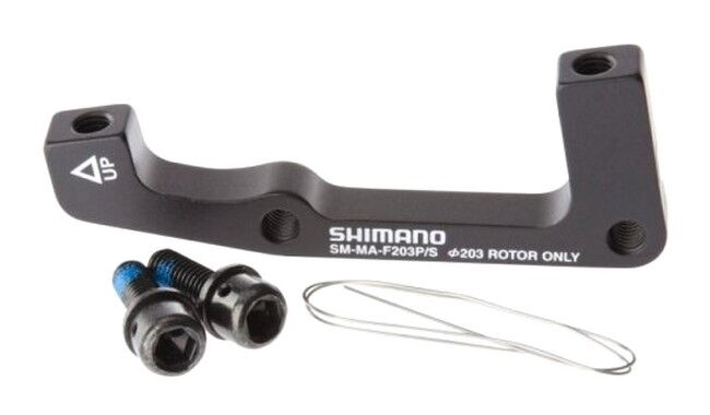 Адаптер переднього каліпера Shimano SM-MA-F203PSA IS-PM F203 - дополнительное фото 1