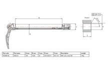Ось передняя SR Suntour 20QLC2 20x110 мм OEM - дополнительное фото 1