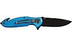 Ніж Active Birdy blue, сталь - 3Cr13MoV, руків’я - алюміній , довжина клинка - 90 мм, довжина загальна - 210 мм - дополнительное фото 1