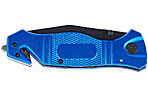 Ніж Active Lifesaver Blue, Марка сталі - 420, Матеріал руків’я - Алюміній, Довжина загальна - 207 мм, Довжина клинка - 85 мм. Вага - 124 г - дополнительное фото 3
